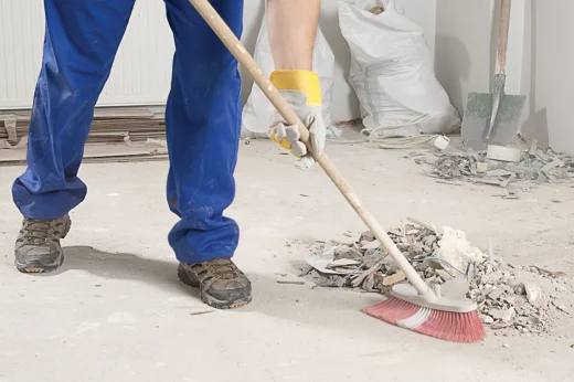 Nettoyage de fin de chantier